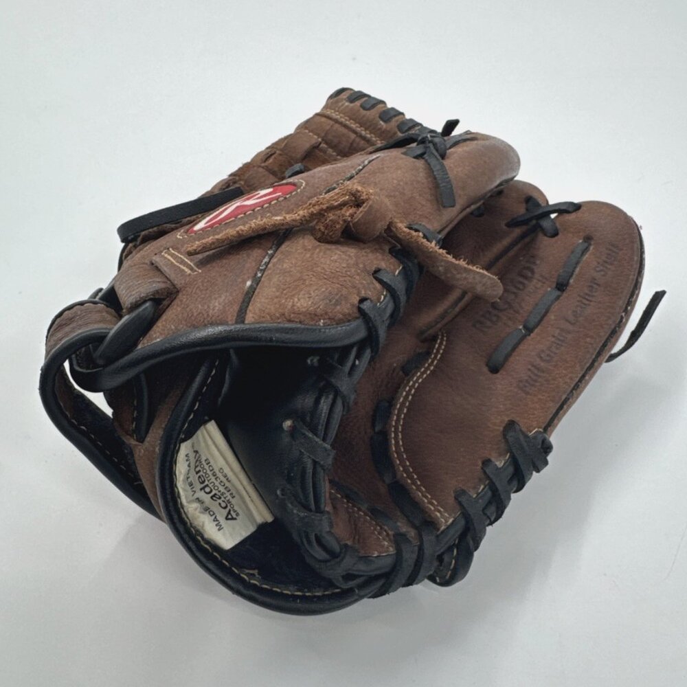 Rawlings Leather Baseball Glove Brown Basket Web RHT RBG36DB Right Hand Throw - Picture 5 of 12